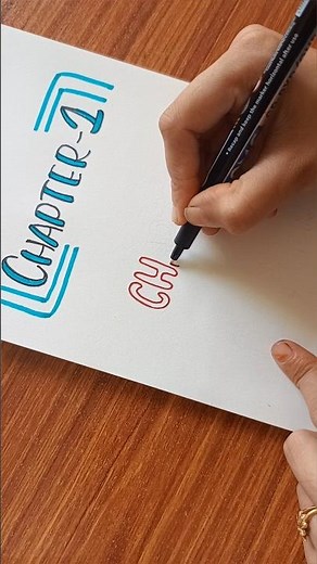 "3 Easy Vibrant🤓: Chapter Title Heading Ideas" #shorts