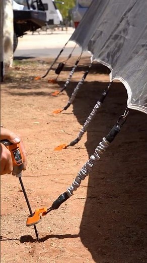 TIEGEAR | How to Secure a Caravan Privacy Screen