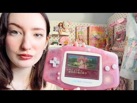 ASMR~ retro consoles~ tapping on and whispering about video games for sleep and relaxation 🎀