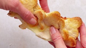 Multi heart cheese on toast