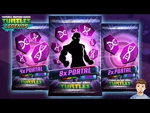 TMNT Legends - 2x, 4x and 8x Portal Pack Openings!!! (New Card Packs)