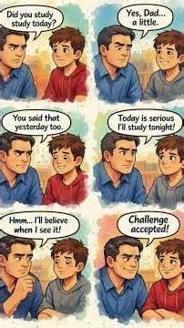 “Learn English Through Comics 💬 | Daily Conversation”