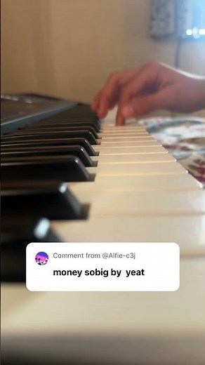 MONEY SO BIG - YEAT #lyrics #piano #pianolyrics #music #pianomusic #pianosongs 😈 | PIANO