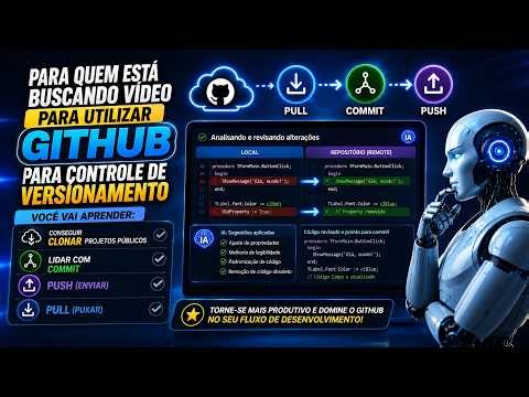 GitHub com Delphi, aprendendo versionamento(Pull, Commit e Push) #git #github #delphi