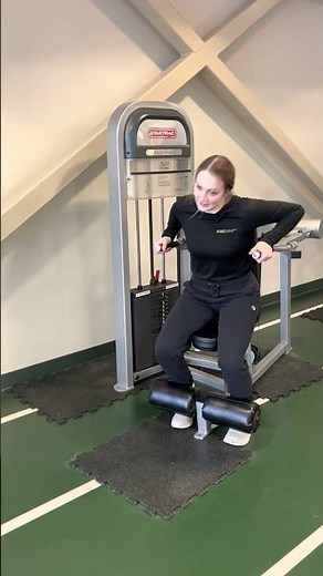 Tricep Dip Machine Trainer Instruction Video