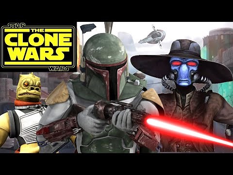 Star Wars: The Clone Wars - Boba Fett vs Cad Bane (Full Plot)