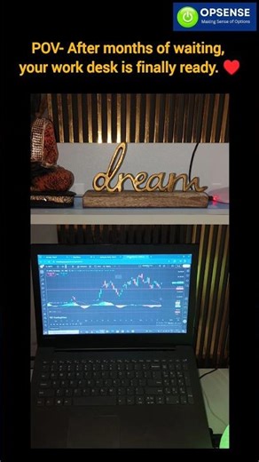 Perfect desk = clear mind + better work! #stockmarket #workdesk #motivation #minimalsetup #ytshorts