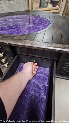 The strange table lock won't open.