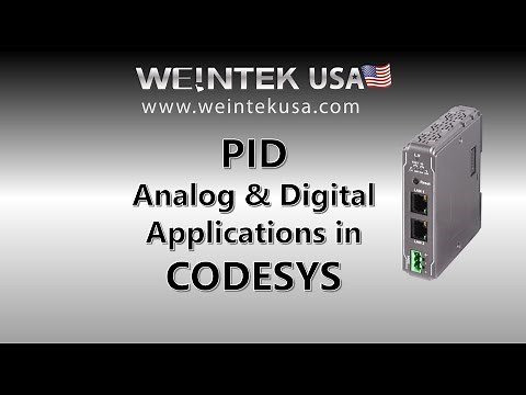 Weintek CODESYS PID Library iR I/O Analog & Digital Applications