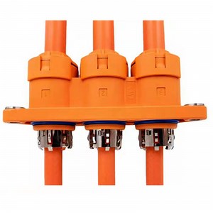 [Hot Item] Ipt Pass Through High Voltage Waterproof Power Cable Connector for EV 25mm2 35mm2 50mm2