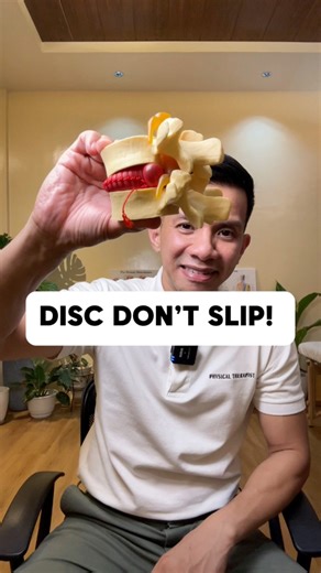199K views · 1.9K reactions | Your disc doesn’t actually “slip.” It can bulge or herniate, pressing on nearby nerves and causing back pain, numbness, or leg tingling. Watch the full video to understand what a herniated disc really is and how its symptoms develop — knowledge is the first step to recovery. #fblifestyle #backpain #sciatica #HerniatedDisc #physicaltherapy | Physical Therapy Session | Facebook