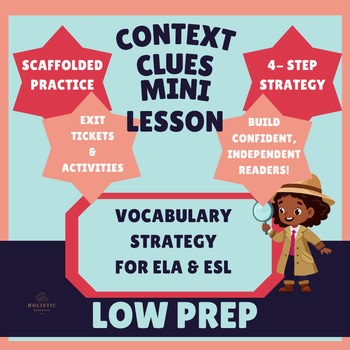 Context Clues Strategy Pack - Vocabulary Skills for ESL & High School ELA