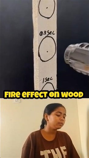 fire effect on wood 😧l#shortytshort #reactionvideo