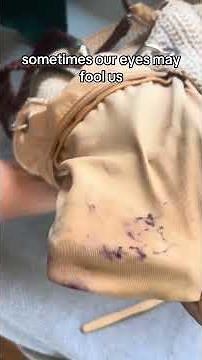 Easy Ink/Pen Stain Removal How-To From Inside of Your Bags with Household Items