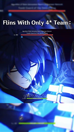 Flins With Only 4 Star Team #genshinimpact