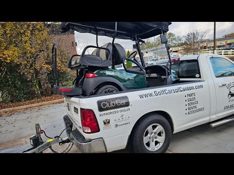 How to haul a non-lifted golf cart in a pick-up truck Silverado Ram Dodge GMC Sierra Toyota Nissan