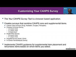 Useful Online Tools for CAHPS Survey Users (Webcast)