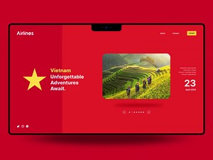 Carousel Website Design: Sliding Through Countries