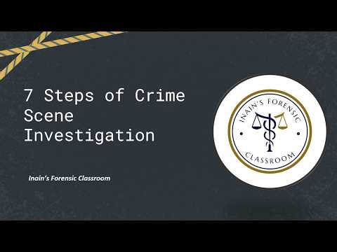 7 S’s of Crime Scene Investigation | Crime Scene Management