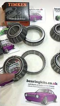 Ford English axle diff Timken bearing rebuild and repair kit information