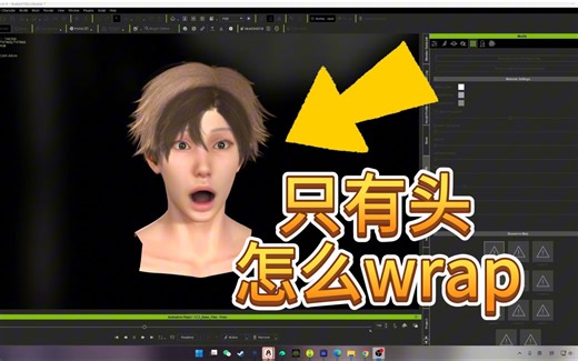 【Wrap】只有一个头怎么warp成metahuman