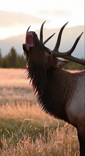 Epic Elk Sound in Nature 🦌❄️🔊