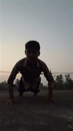 Hardwork & Discipline: Daily Push-ups Challenge 💪#viral #motivation #shorts #trending