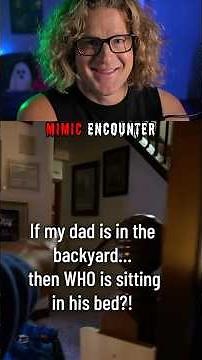 MIMIC ENCOUNTER!? 👻 Credit: i_amtheets #scary #shorts #horror #paranormal #creepy