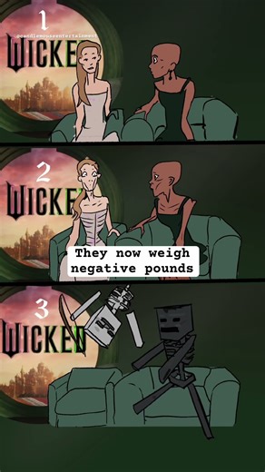 Wicked 3 #meme #funny #comic #wicked #jokes #minecraft