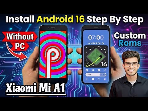 Install Android 16 On Mi A1 | How To Install Custom Rom On Mi A1