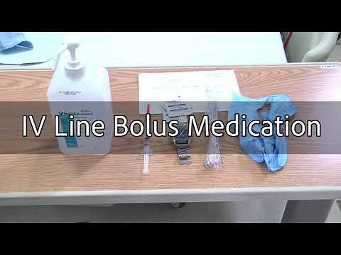 IV Line Medication Bolus