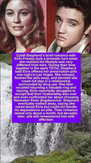 Why Cybill Shepherd Walked Away From Her Romance With Elvis Presley
