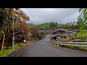 4K Walking Tour Japanese Countryside Village Beautiful Place and Japan old house