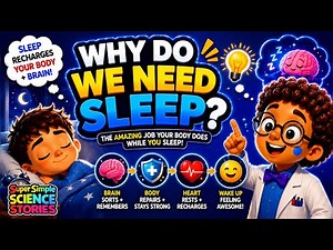 Why Do We Need to Sleep? 😴 | The Science of Sleep for Kids | Super Simple Science Stories