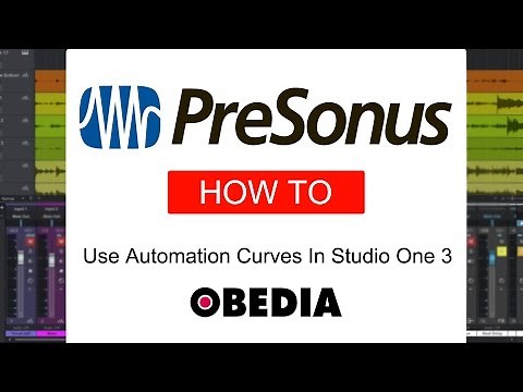 How to use Automation Curves in Studio One 3
