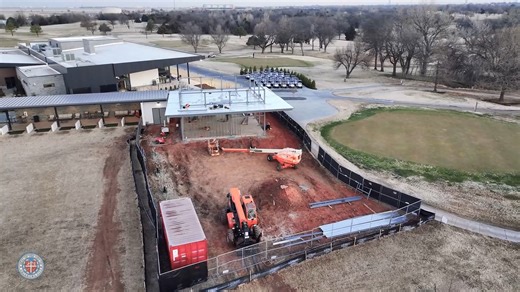 #OKCBetterSafer project update – Earlywine Golf Course “At the Turn Grill” building takes shape. This $1.6 million project, located at the end of the hitting bays, includes covered seating, quick-service food items and cart parking. The building will resemble the clubhouse aesthetic. OKC Golf Courses Oklahoma City Parks and Recreation Department | City of Oklahoma City - Government