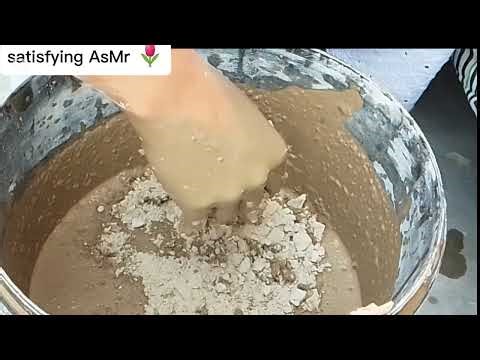 ‎*Crumbling Mud in Water - Oddly Satisfying Video | No Talking*‎