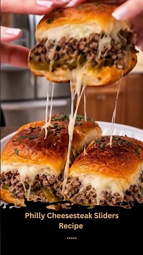 Philly Cheesesteak Sliders