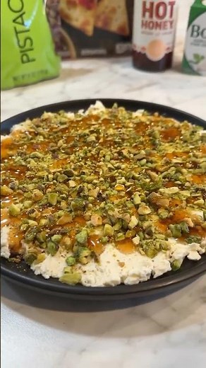 Hot Honey Boursin Pistachio Dip #boursin #HotHoney #pistachio #easyrecipies #EasyAppetizers #snacks
