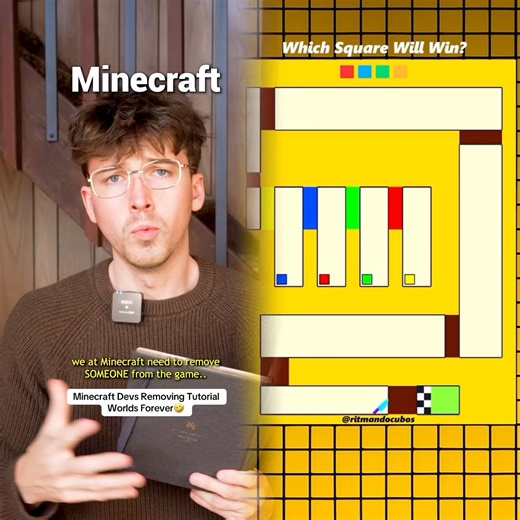 Minecraft Devs Removing Tutorial Worlds Forever🤣#comedyskit #herramientas #sketch #actuación
