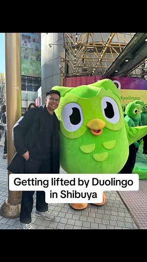 Getting Lifted by Duolingo in Shibuya | Language Learning Tournament