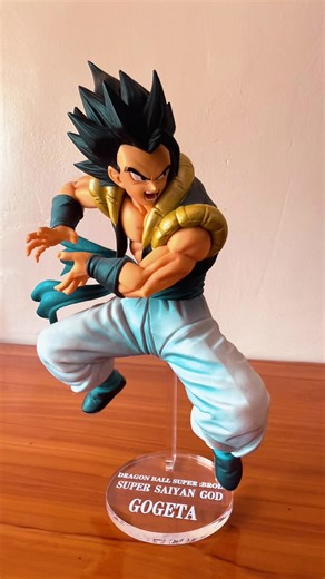 Base form Gogeta is just so cool😎 #gogeta #supersaiyan #dragonballz #anime #actionfigures