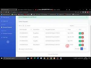 Aplikasi Sistem Informasi Penjualan Barang Berbasis Web