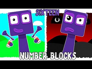 MY SPRUNKI OC : SIXTEEN (From NumberBlocks)