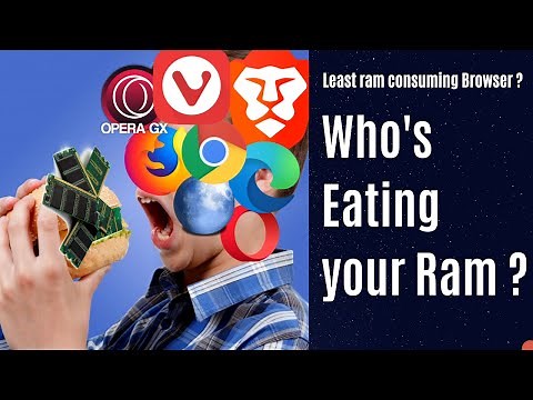 Opera GX vs Opera vs Edge vs Chrome vs Firefox vs Brave vs Vivaldi vs Pale Moon | Least Ram Usage