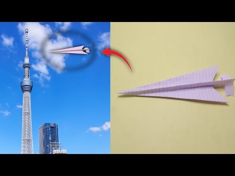 How to Make Dagger Jet Paper Plane | Amazing Paper Jet Aircraft