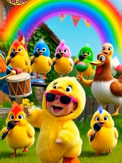 Adorable Baby Chickens Dancing