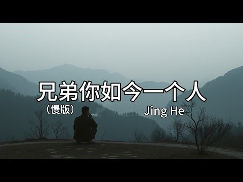 【伤感】Jing he - 《兄弟你如今一个人（慢版）》『兄弟 别沉默，咱们一起破这墙』