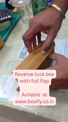 Reverse Tuck Box #boxify #boxdesign #smartpackaging #boxdesign