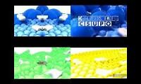 Mix of 4 videos from youtube : Samsung Logo Balls Effects Quadparison 2